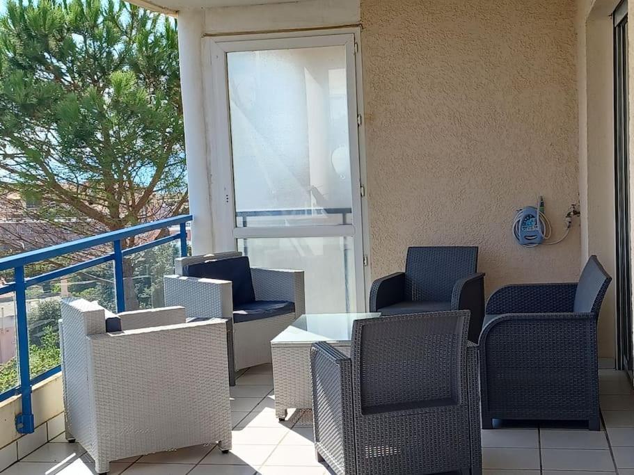 Plain-Pied, Terrasse, Piscine, Pleine Vue Mer, Plage A 6' A Pied, Parking, Wifi Fleury  Esterno foto