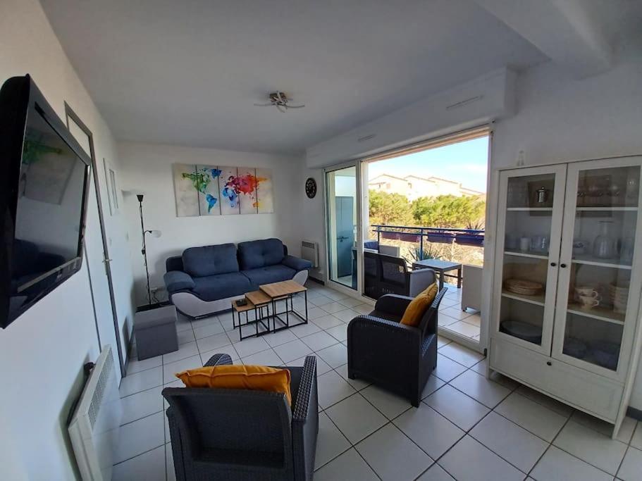 Plain-Pied, Terrasse, Piscine, Pleine Vue Mer, Plage A 6' A Pied, Parking, Wifi Fleury  Esterno foto