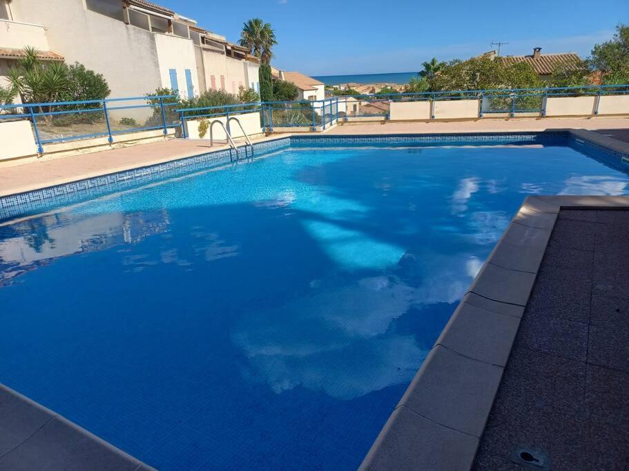 Plain-Pied, Terrasse, Piscine, Pleine Vue Mer, Plage A 6' A Pied, Parking, Wifi Fleury  Esterno foto
