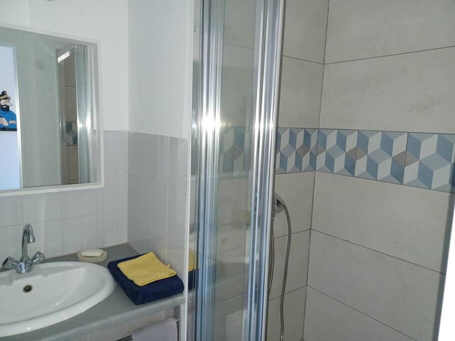 Plain-Pied, Terrasse, Piscine, Pleine Vue Mer, Plage A 6' A Pied, Parking, Wifi Fleury  Esterno foto