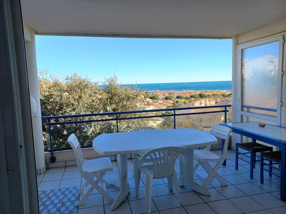 Plain-Pied, Terrasse, Piscine, Pleine Vue Mer, Plage A 6' A Pied, Parking, Wifi Fleury  Esterno foto