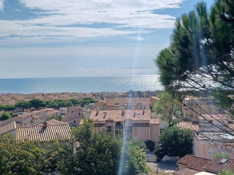 Plain-Pied, Terrasse, Piscine, Pleine Vue Mer, Plage A 6' A Pied, Parking, Wifi Fleury  Esterno foto