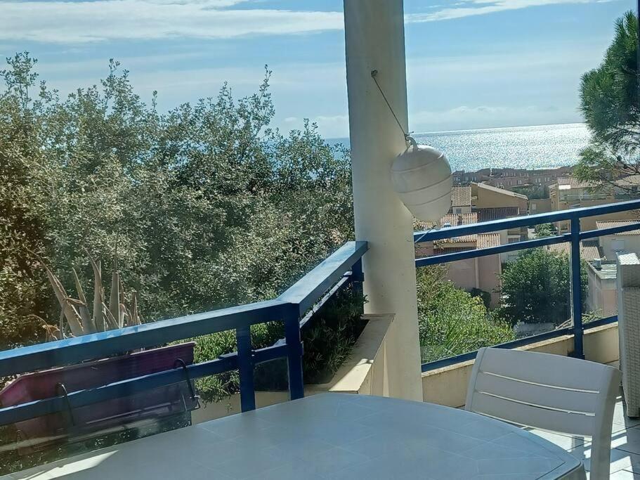 Plain-Pied, Terrasse, Piscine, Pleine Vue Mer, Plage A 6' A Pied, Parking, Wifi Fleury  Esterno foto