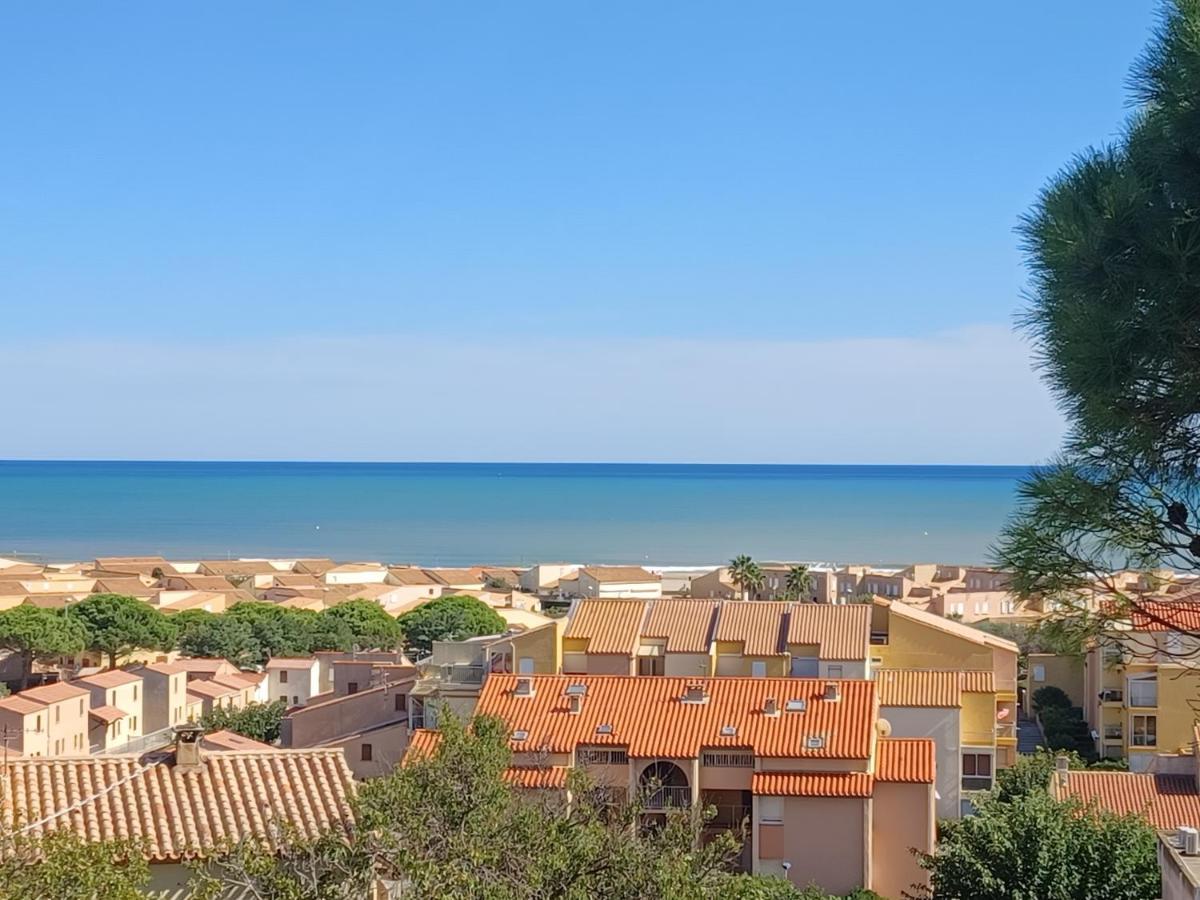 Plain-Pied, Terrasse, Piscine, Pleine Vue Mer, Plage A 6' A Pied, Parking, Wifi Fleury  Esterno foto