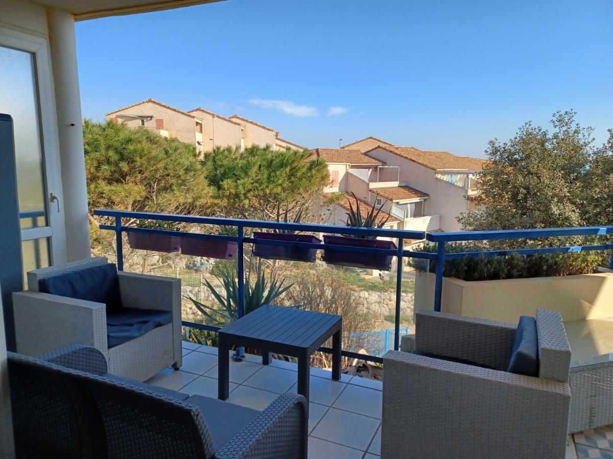 Plain-Pied, Terrasse, Piscine, Pleine Vue Mer, Plage A 6' A Pied, Parking, Wifi Fleury  Esterno foto